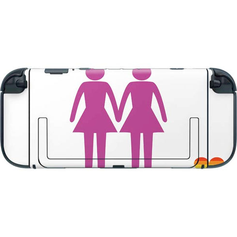 Pink Pride Nintendo Switch 2 (2025) with Joy-Con Skin